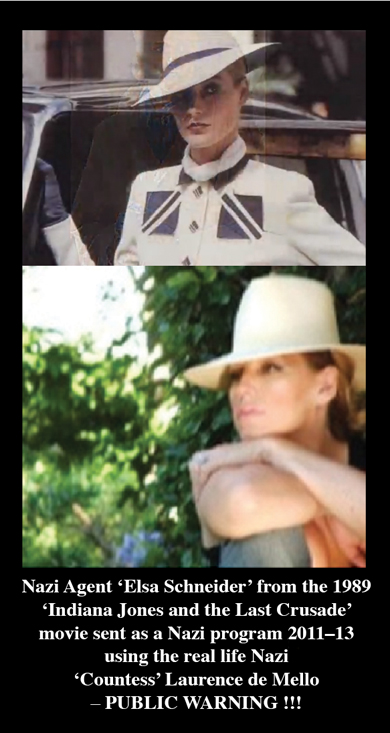 The Nazi Agents Elsa Schneider from the 'Indian Jones and the Last Crusade' program sent in 2011/2012