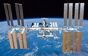 ISS from Atlantis STS-132 after undocking (23 May 2010)