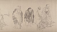 明 傳仇英 十六羅漢圖 卷-The Sixteen Luohans MET DP205344.jpg