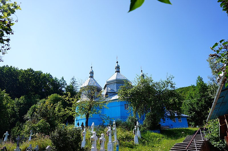 File:! Вижниця (26) Дмитрівська церква та дзвіниця.jpg