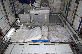 Interior view of the Leonardo MPLM