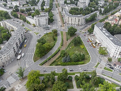 Thomas Woodrow Wilson Square in Warsaw, Poland