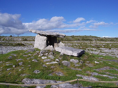 Poulnabrone Dolmen with capstone