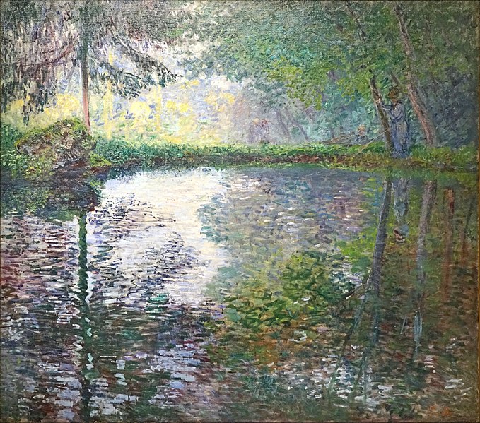 File:"L'étang à Montgeron" de Claude Monet (Fondation Vuitton, Paris).jpg
