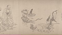 明 傳仇英 十六羅漢圖 卷-The Sixteen Luohans MET DP205343.jpg