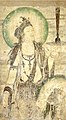 Mural of a bodhisattva. China, 10th century.