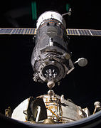 Progress M-13M approaches the station