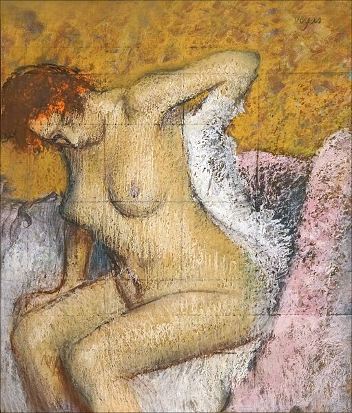 File:"Après le bain" d'E. Degas (Fondation Louis Vuitton, Paris).jpg