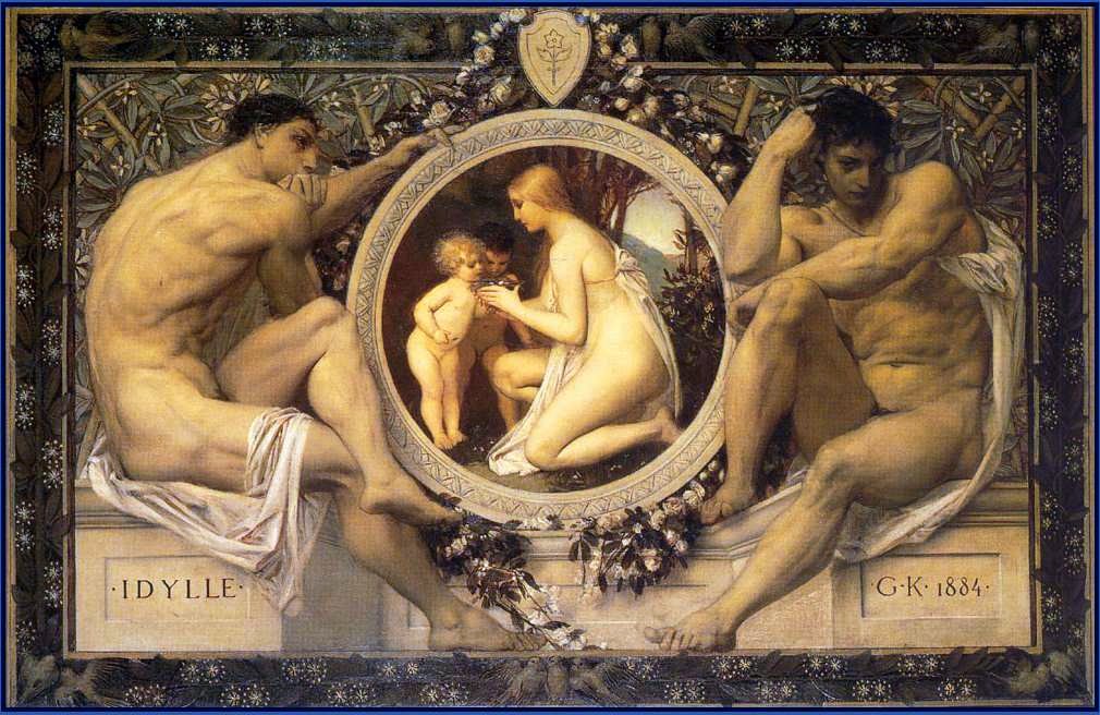 G.KLIMT Idylle 1