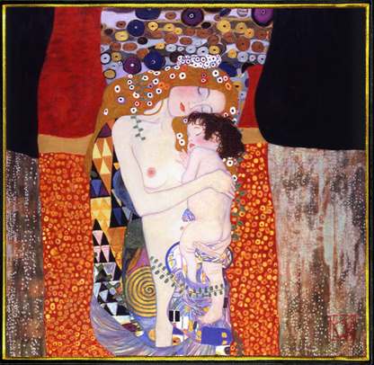 G Klimt Mother and Child