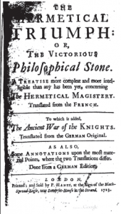 Hermetical Triumph - philosophical stone ebook