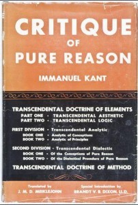 Critique of Judgement by Kant